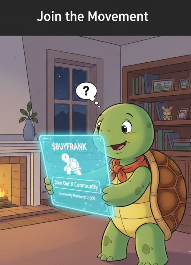 Franklin inviting to follow the profile